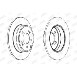 Stabdžių diskas  JURID 562849JC