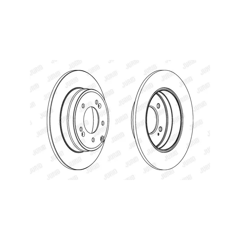 Stabdžių diskas  JURID 562849JC