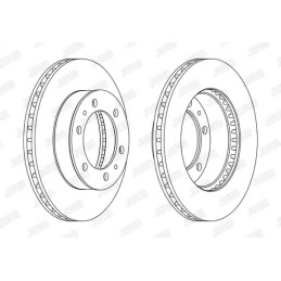 Stabdžių diskas  JURID 562861JC