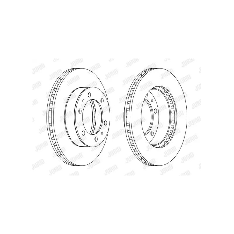 Stabdžių diskas  JURID 562861JC