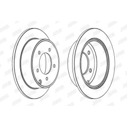 Stabdžių diskas  JURID 562857JC