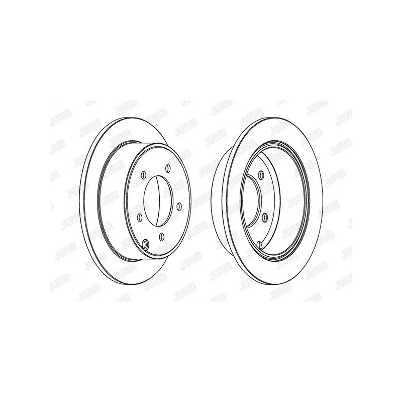 Stabdžių diskas  JURID 562857JC