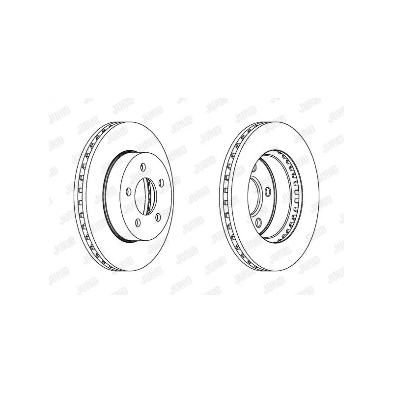 Stabdžių diskas  JURID 562856JC