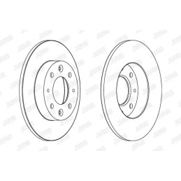 Stabdžių diskas  JURID 562865JC