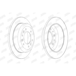 Stabdžių diskas  JURID 562869JC