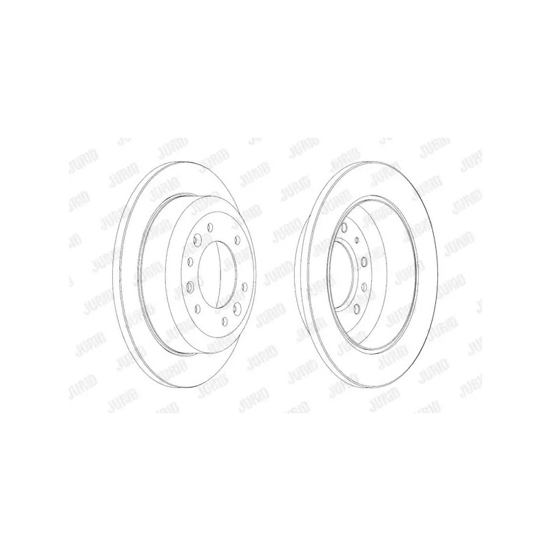 Stabdžių diskas  JURID 562869JC