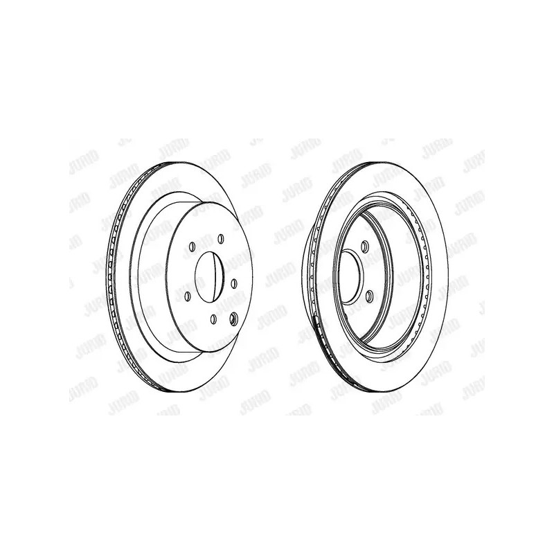 Stabdžių diskas  JURID 562871JC