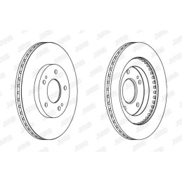 Stabdžių diskas  JURID 562875JC