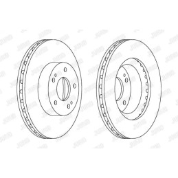 Stabdžių diskas  JURID 562873JC