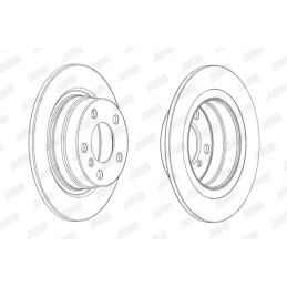 Stabdžių diskas  JURID 562905JC