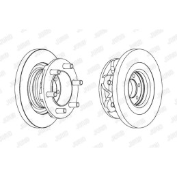 Stabdžių diskas  JURID 567118J