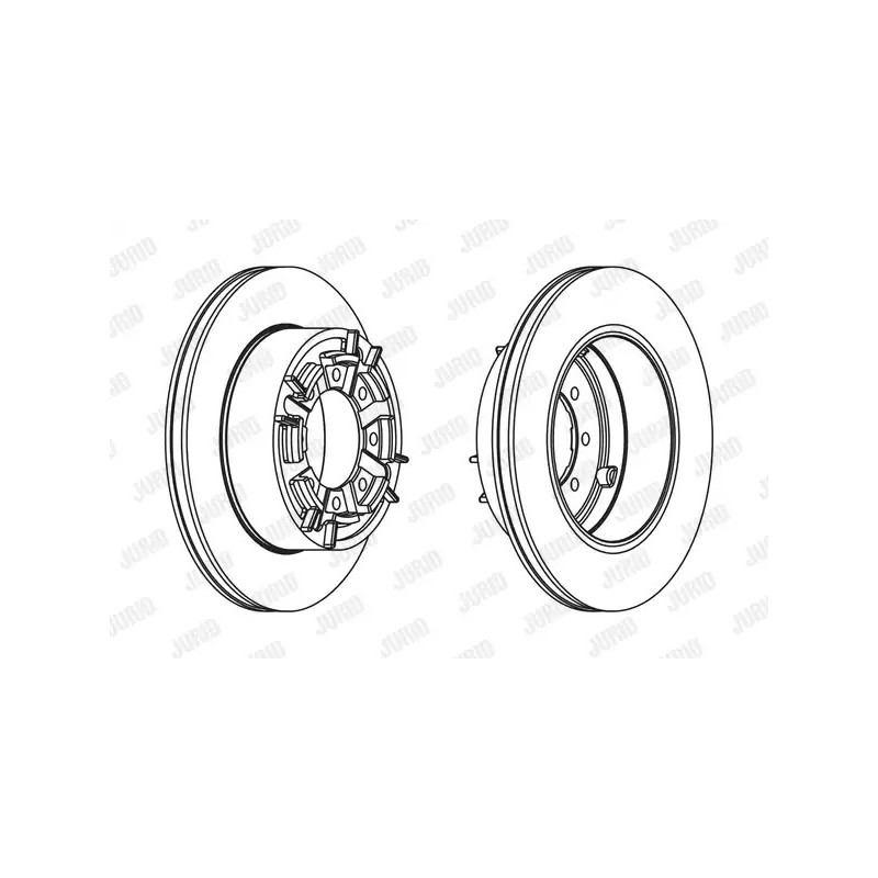 Stabdžių diskas  JURID 567128J