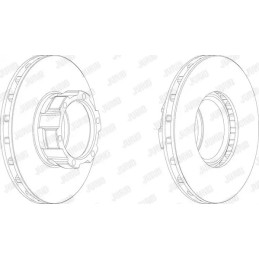 Stabdžių diskas  JURID 567770J
