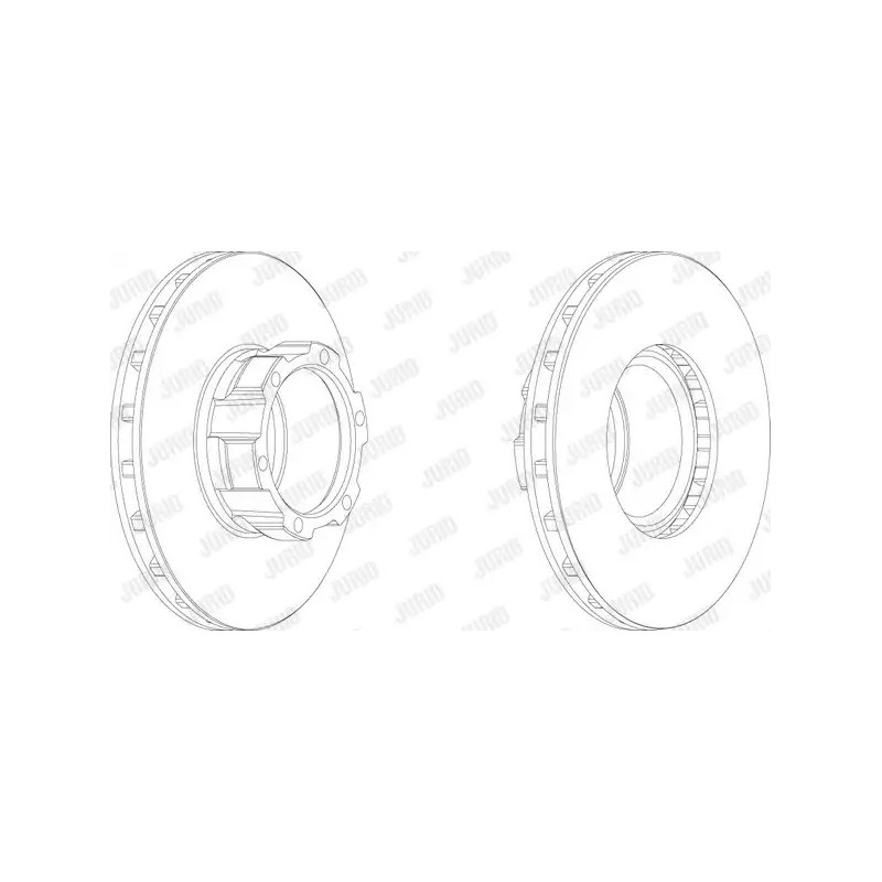 Stabdžių diskas  JURID 567770J