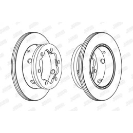 Stabdžių diskas  JURID 567810J