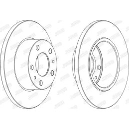 Stabdžių diskas  JURID 569105J