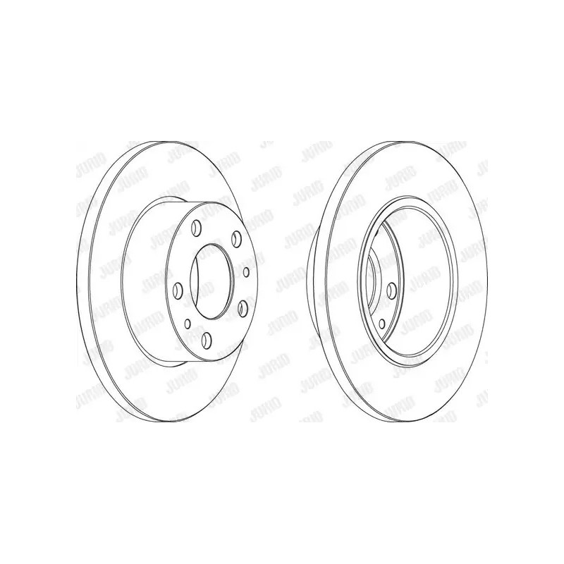 Stabdžių diskas  JURID 569105J
