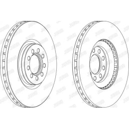 Stabdžių diskas  JURID 569164J