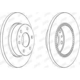 Stabdžių diskas  JURID 569163J