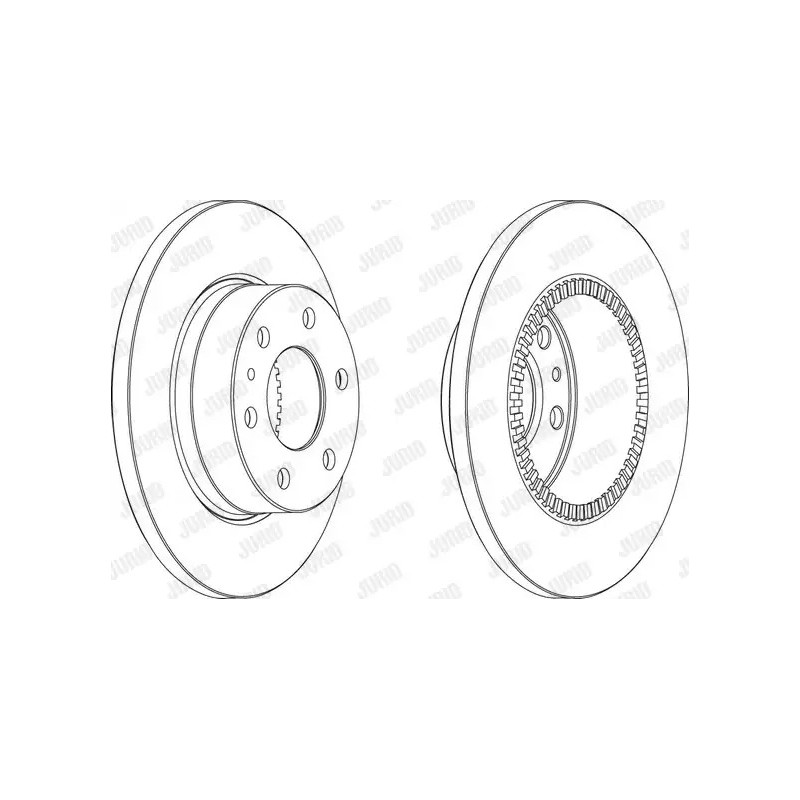 Stabdžių diskas  JURID 569163J