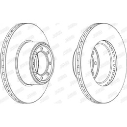 Stabdžių diskas  JURID 569195J