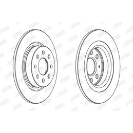 Stabdžių diskas  JURID 562305JC