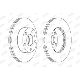 Stabdžių diskas  JURID 563018J