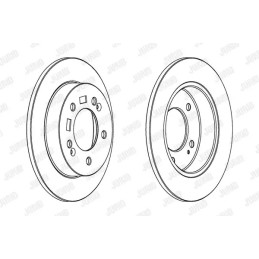 Stabdžių diskas  JURID 563033JC