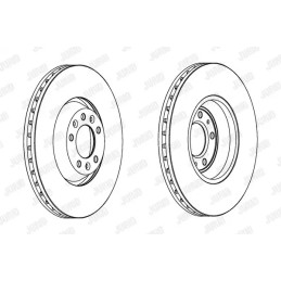 Stabdžių diskas  JURID 563031JC-1