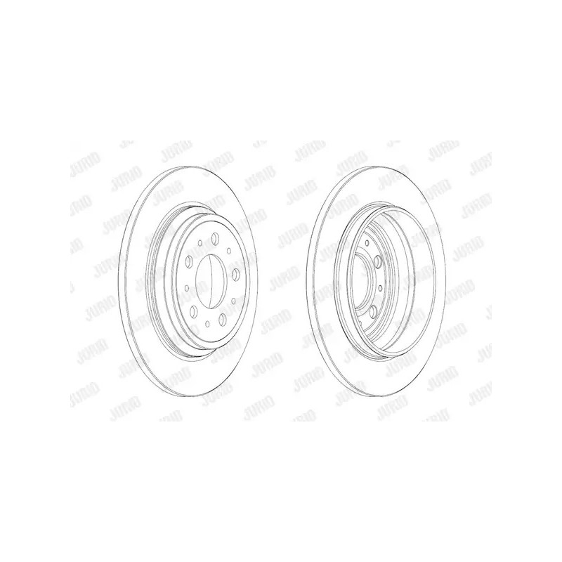 Stabdžių diskas  JURID 563090JC