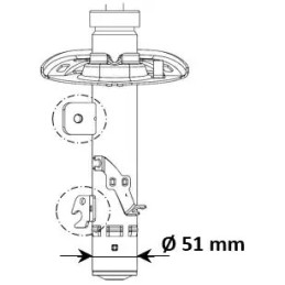 Amortizatorius  KYB 3348013