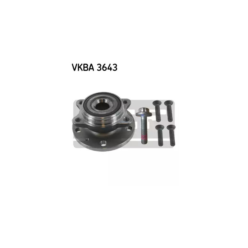 Rato guolio komplektas  SKF VKBA 3643