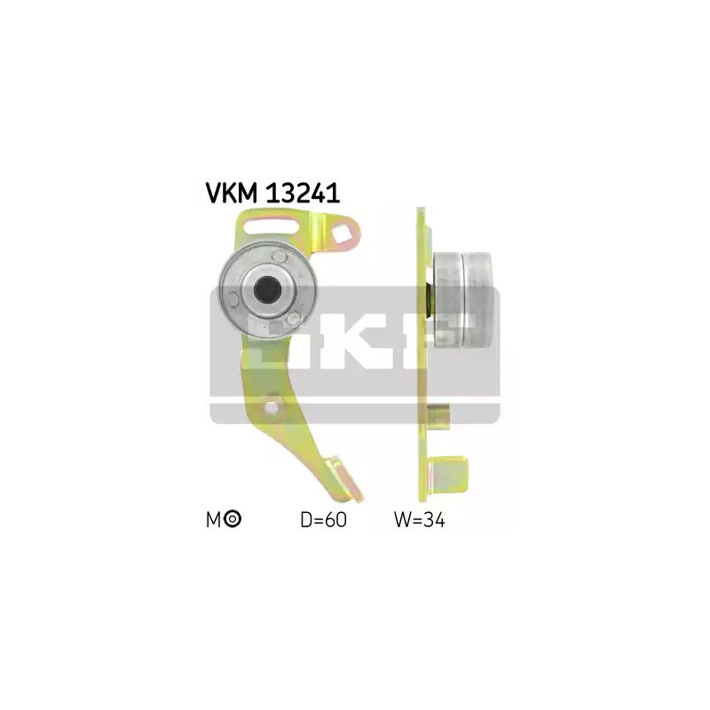 Paskirstymo diržo įtempiklio skriemulys  SKF VKM 13241