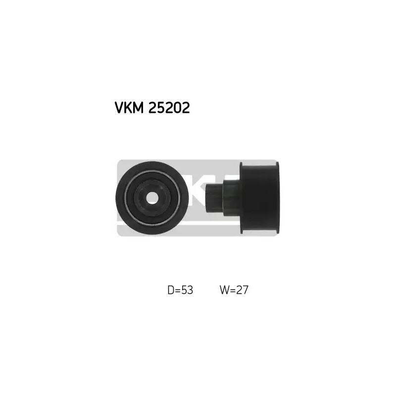 Paskirstymo diržo įtempiklio skriemulys  SKF VKM 25202