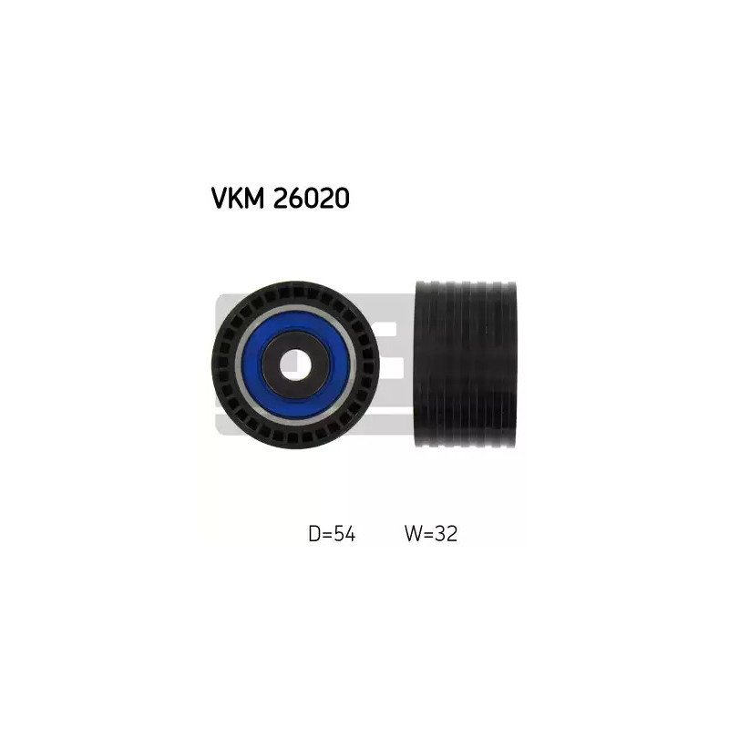 Paskirstymo diržo įtempiklio skriemulys  SKF VKM 26020