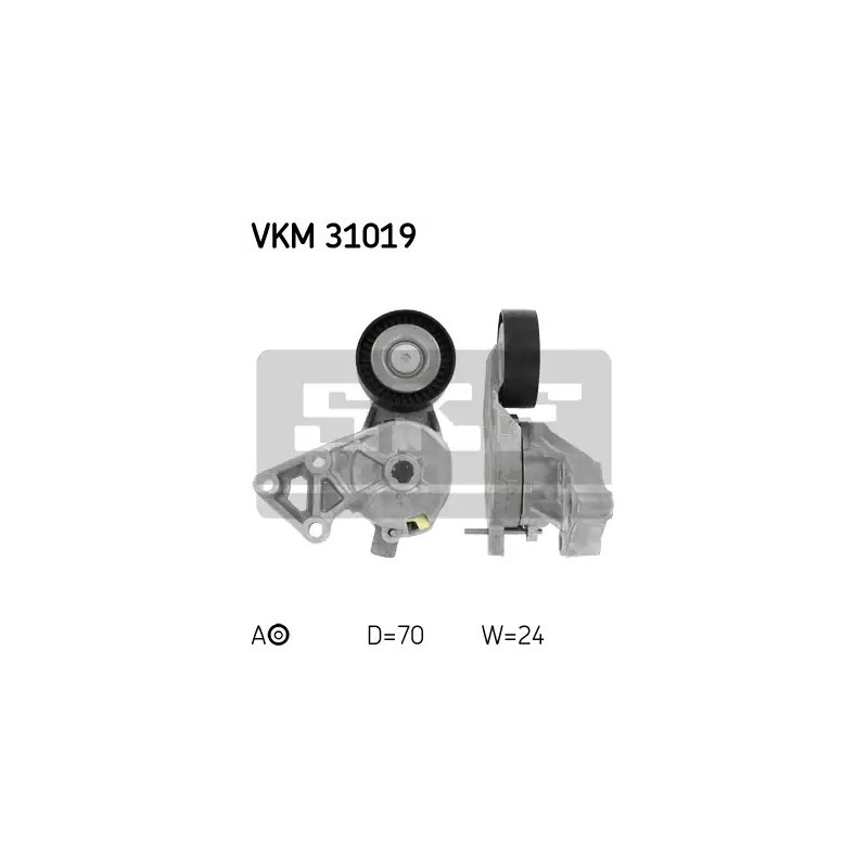 Diržo įtempiklio skriemulys  SKF VKM 31019