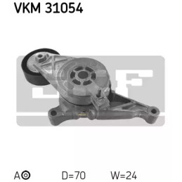 Diržo įtempiklio skriemulys  SKF VKM 31054