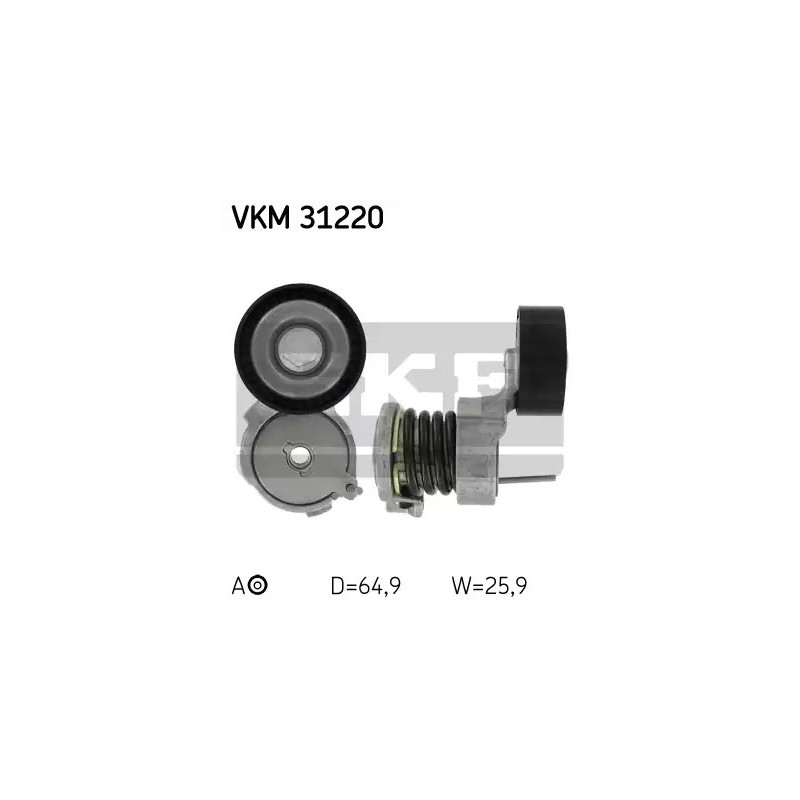 Diržo įtempiklio skriemulys  SKF VKM 31220