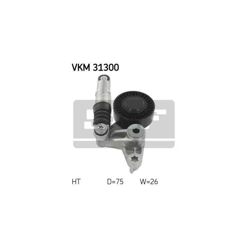 Diržo įtempiklio skriemulys  SKF VKM 31300