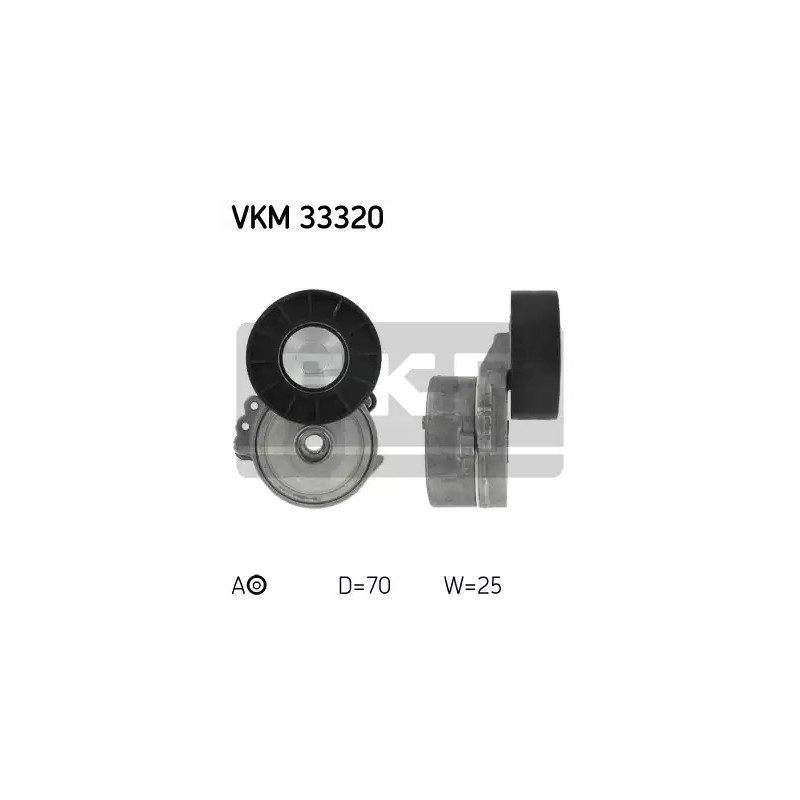 Diržo įtempiklio skriemulys  SKF VKM 33320