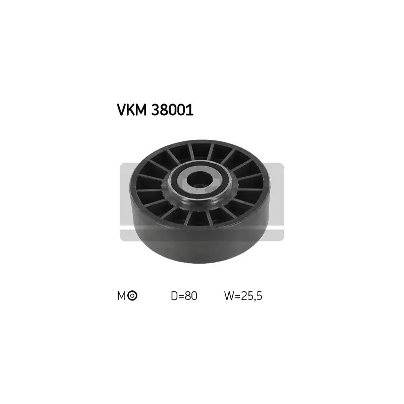 Diržo įtempiklio skriemulys  SKF VKM 38001