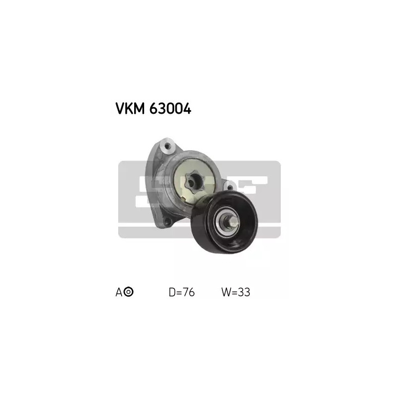 Diržo įtempiklio skriemulys  SKF VKM 63004