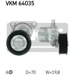 Diržo įtempiklio skriemulys  SKF VKM 64035