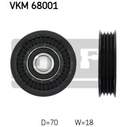 Diržo įtempiklio skriemulys  SKF VKM 68001