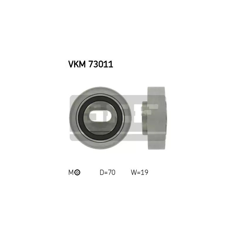 Paskirstymo diržo įtempiklio skriemulys  SKF VKM 73011