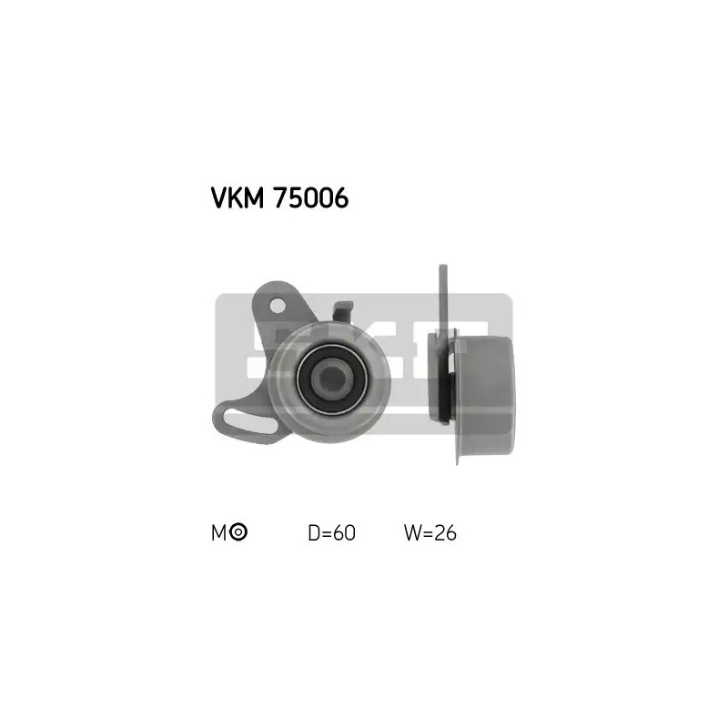 Paskirstymo diržo įtempiklio skriemulys  SKF VKM 75006