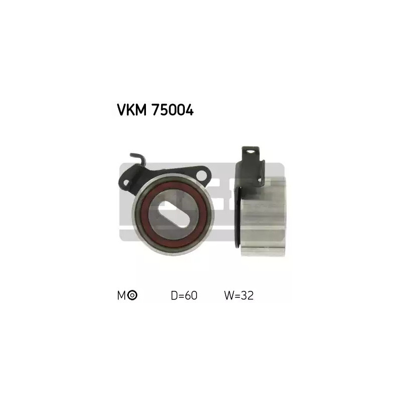 Paskirstymo diržo įtempiklio skriemulys  SKF VKM 75004
