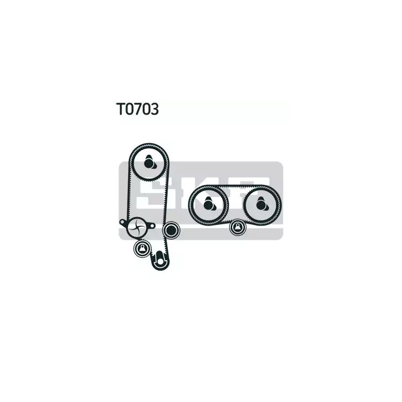 Paskirstymo diržo komplektas  SKF VKMA 01122