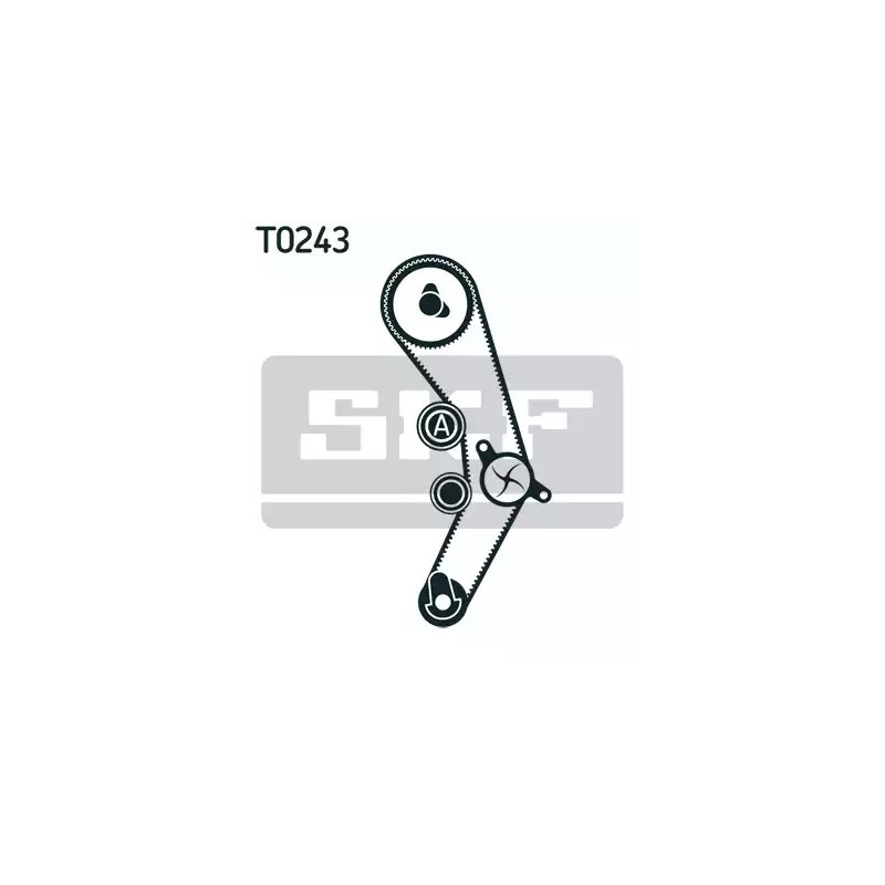 Paskirstymo diržo komplektas  SKF VKMA 01136