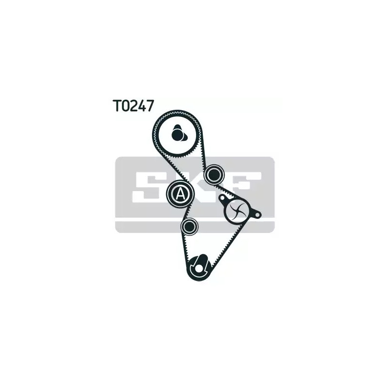 Paskirstymo diržo komplektas  SKF VKMA 01222